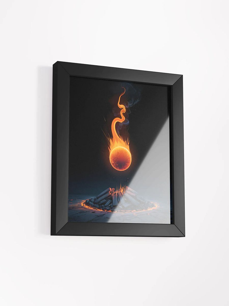 Rising Embers Framed Print | Abstract Fire Wall Art product image (2)