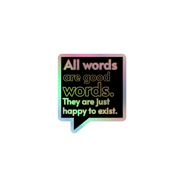 All words are good words. product image (1)
