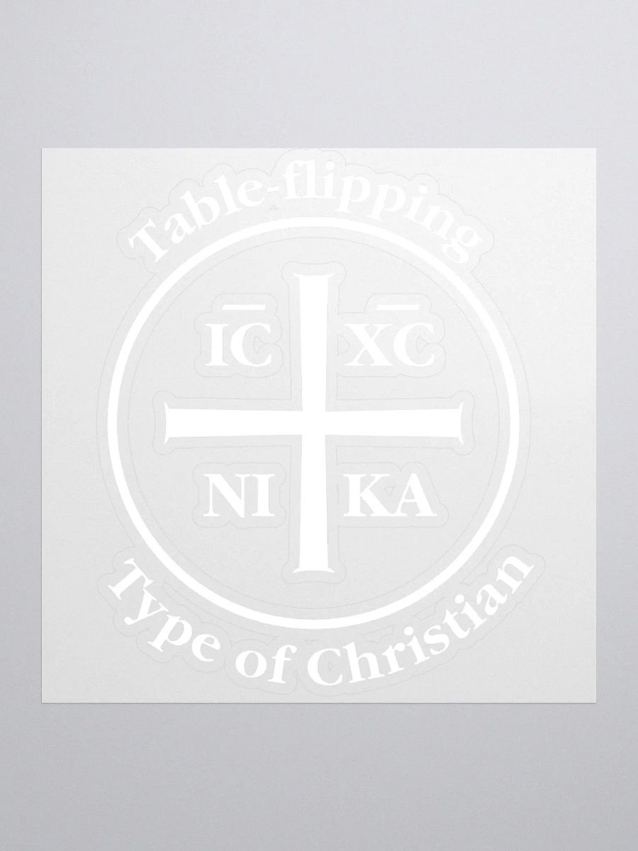 Table Flipper Sticker (White) product image (3)