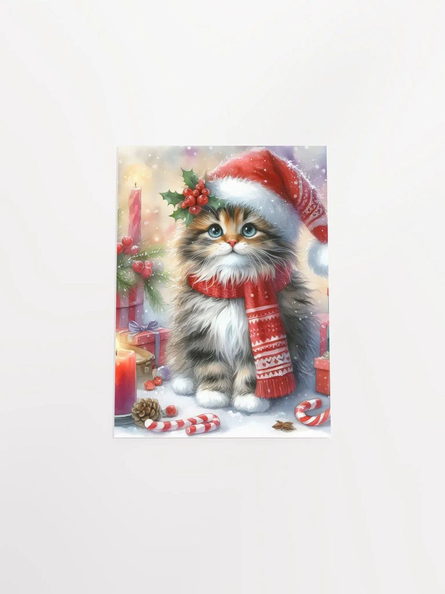 Festive Feline Wonderland Poster product image (14)