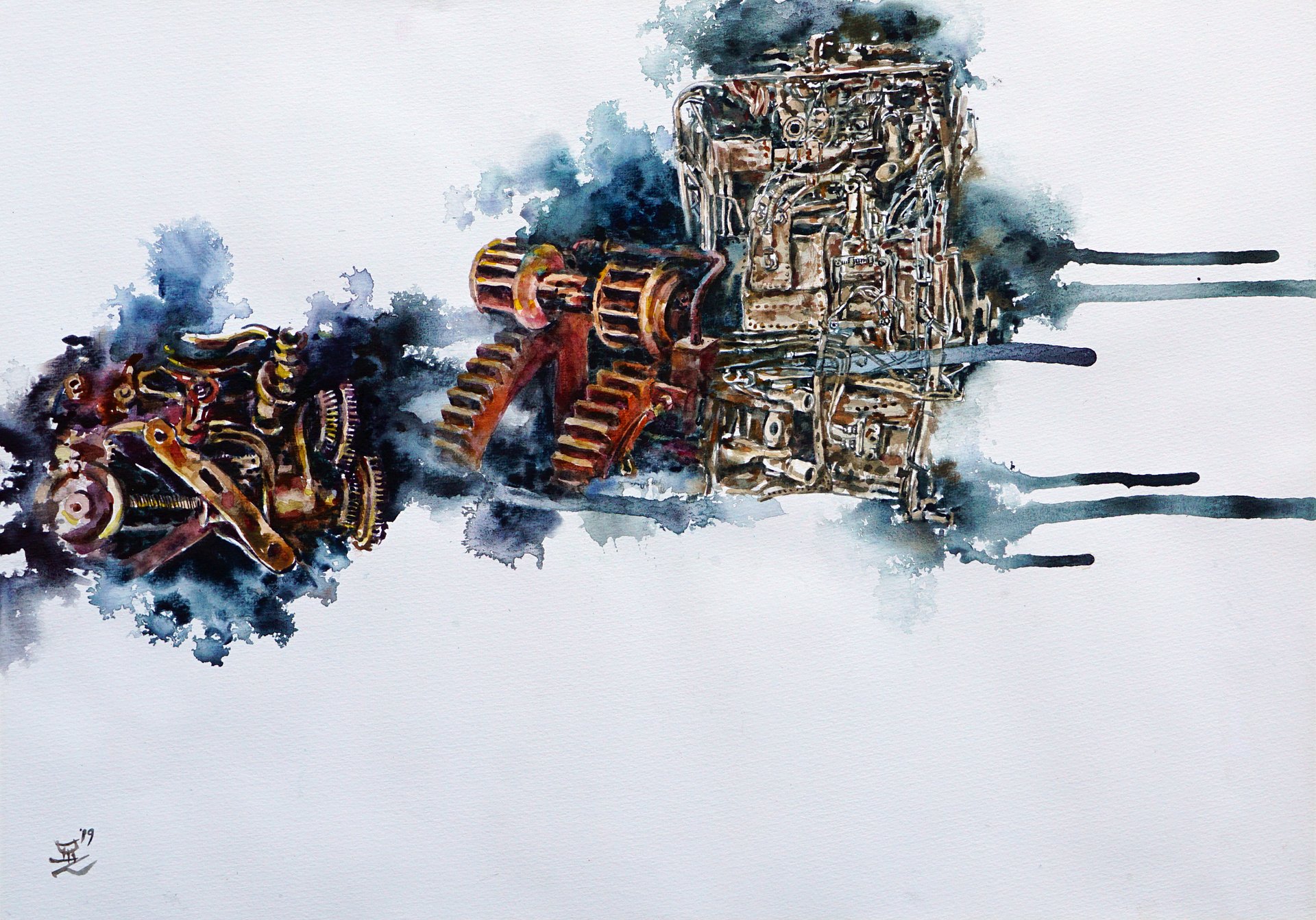 "The Guest" Painting by Deni Je product image (1)