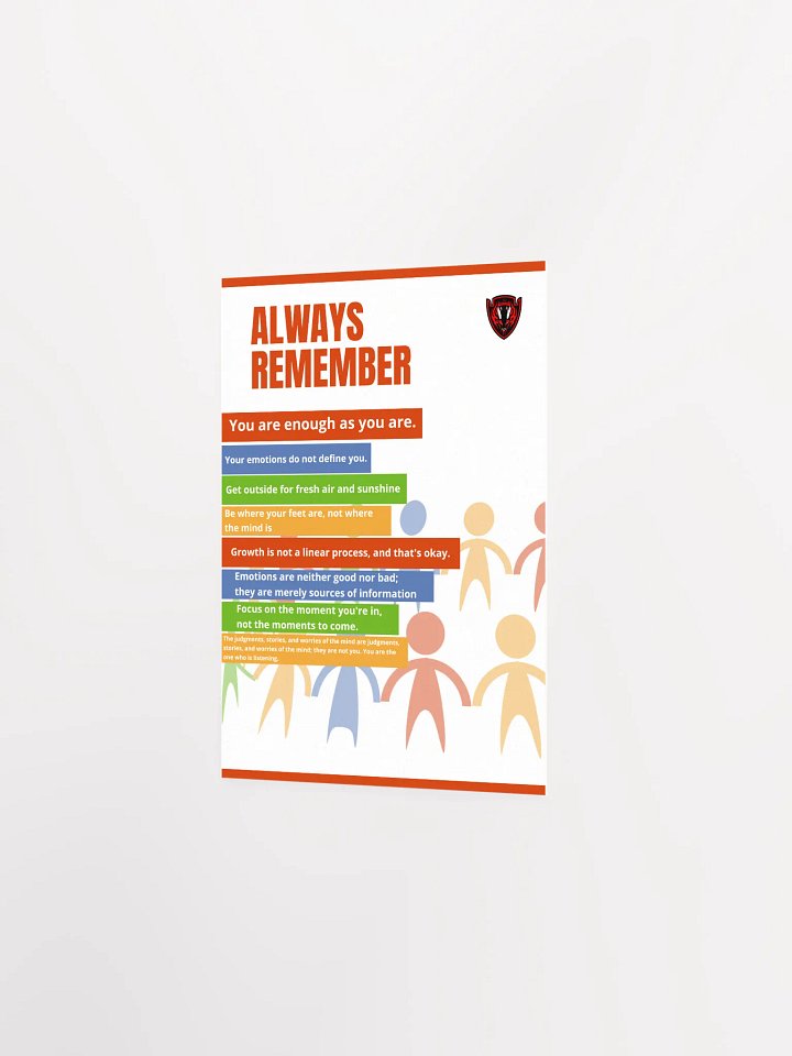 Mental Health Reminder Poster product image (3)