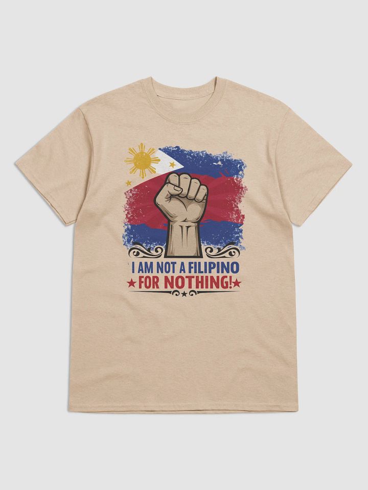 Proud Filipino Fist T-Shirt - Patriotic Philippines Heritage Tee product image (3)