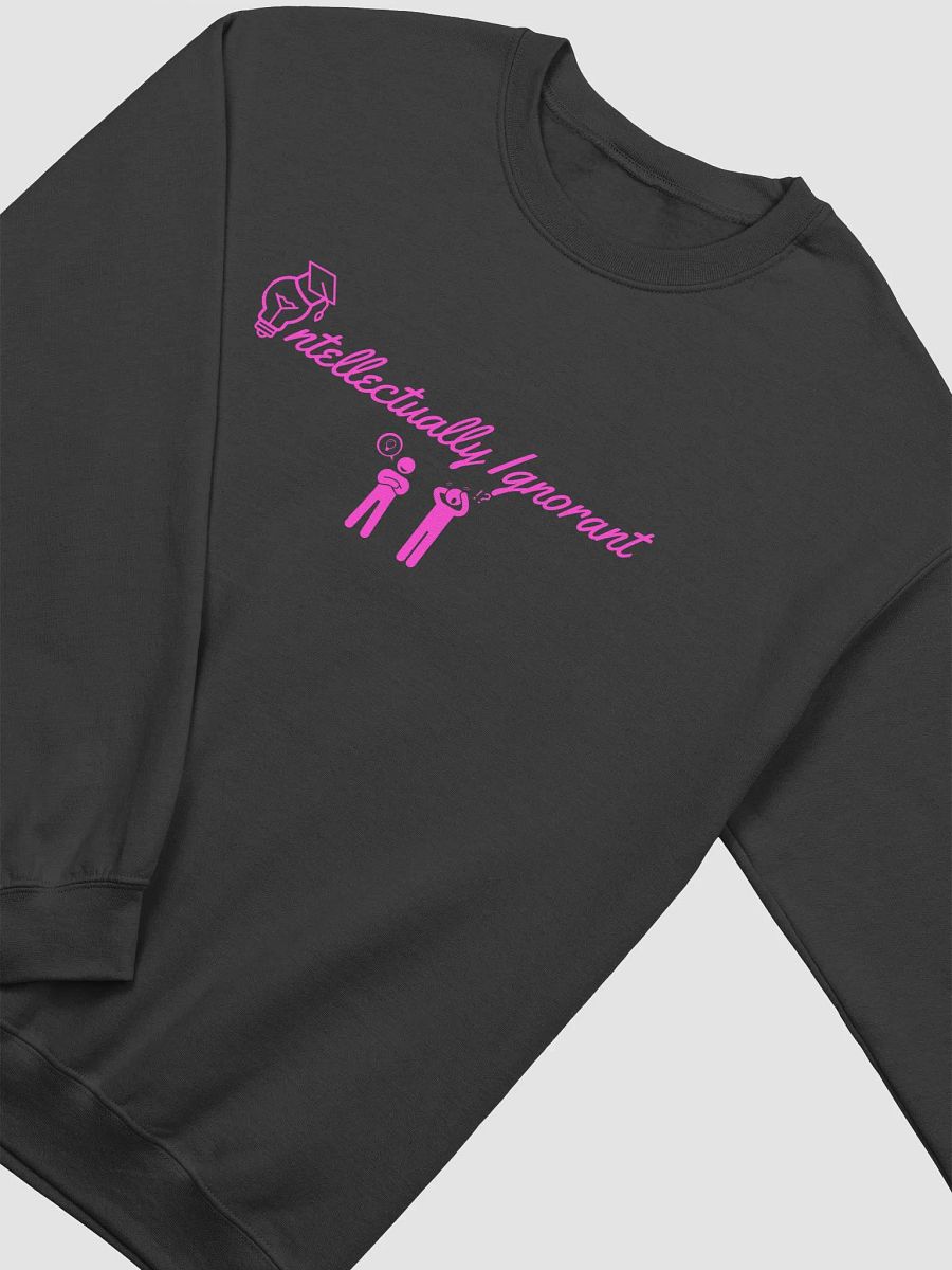 Intellectually Ignorant (PINK LOGO) CREWNECK sweatshirt product image (27)