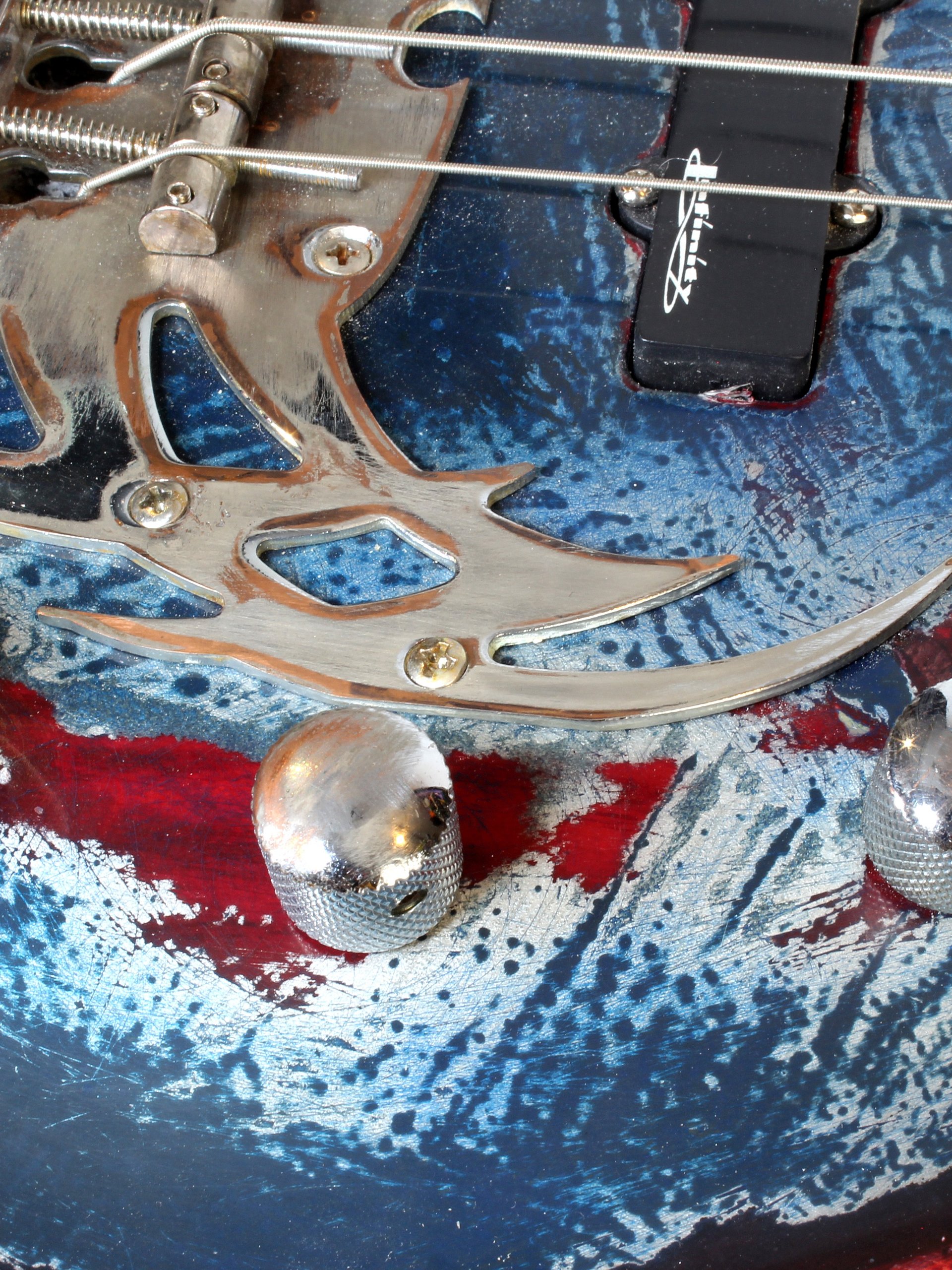 Aria Pro II Apocalypse Refinish Bass Guitar product image (4)