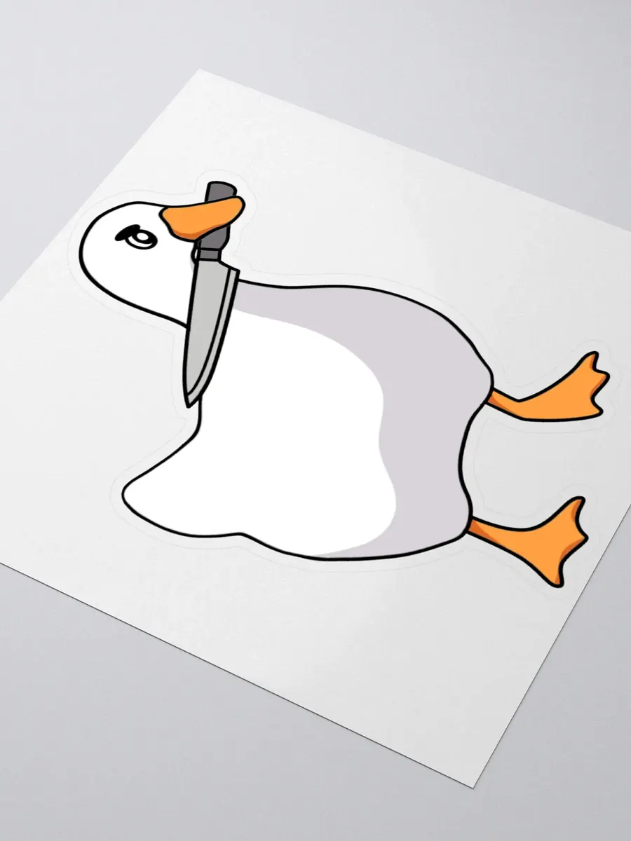 Knife Goose Sticker product image (3)