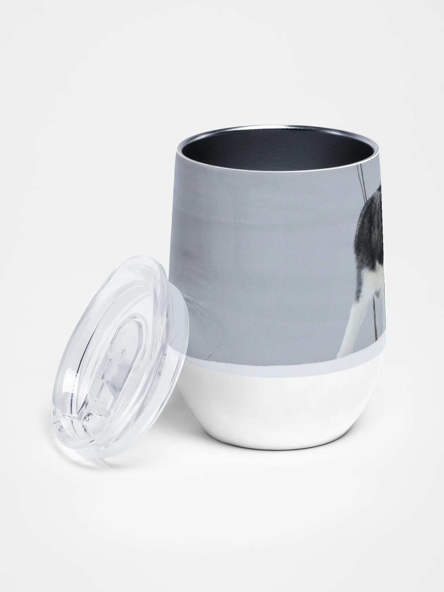Wine Tumbler - Blue Eye Siberian Husky in the Snow product image (3)
