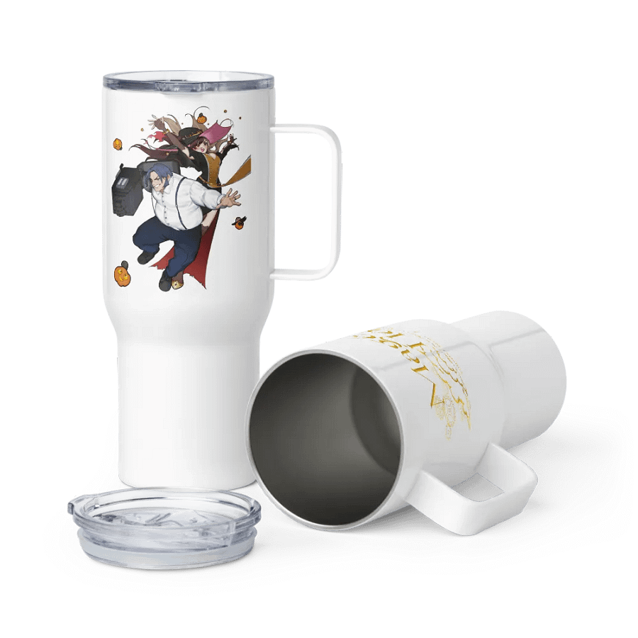 MageHouse: Pumpkin & Mecha - Travel Mug w/ Handle product image (3)