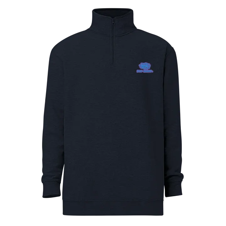 BUSY-BRAINED (violet design) embroidered quarter zip product image (12)