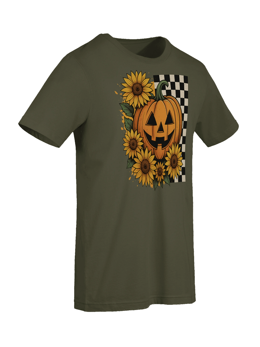 Floral Halloween Fall Pumpkin Tee Shirt product image (5)
