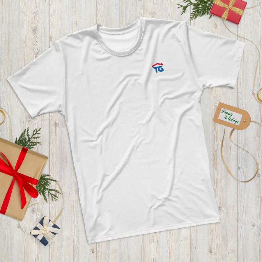 Men's TG White Crew Neck T-Shirt product image (12)