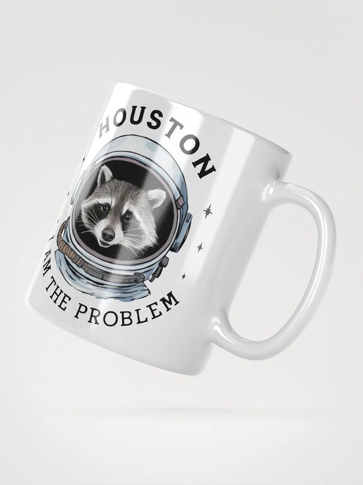 Astro Raccoon I Am the Problem Mug product image (4)