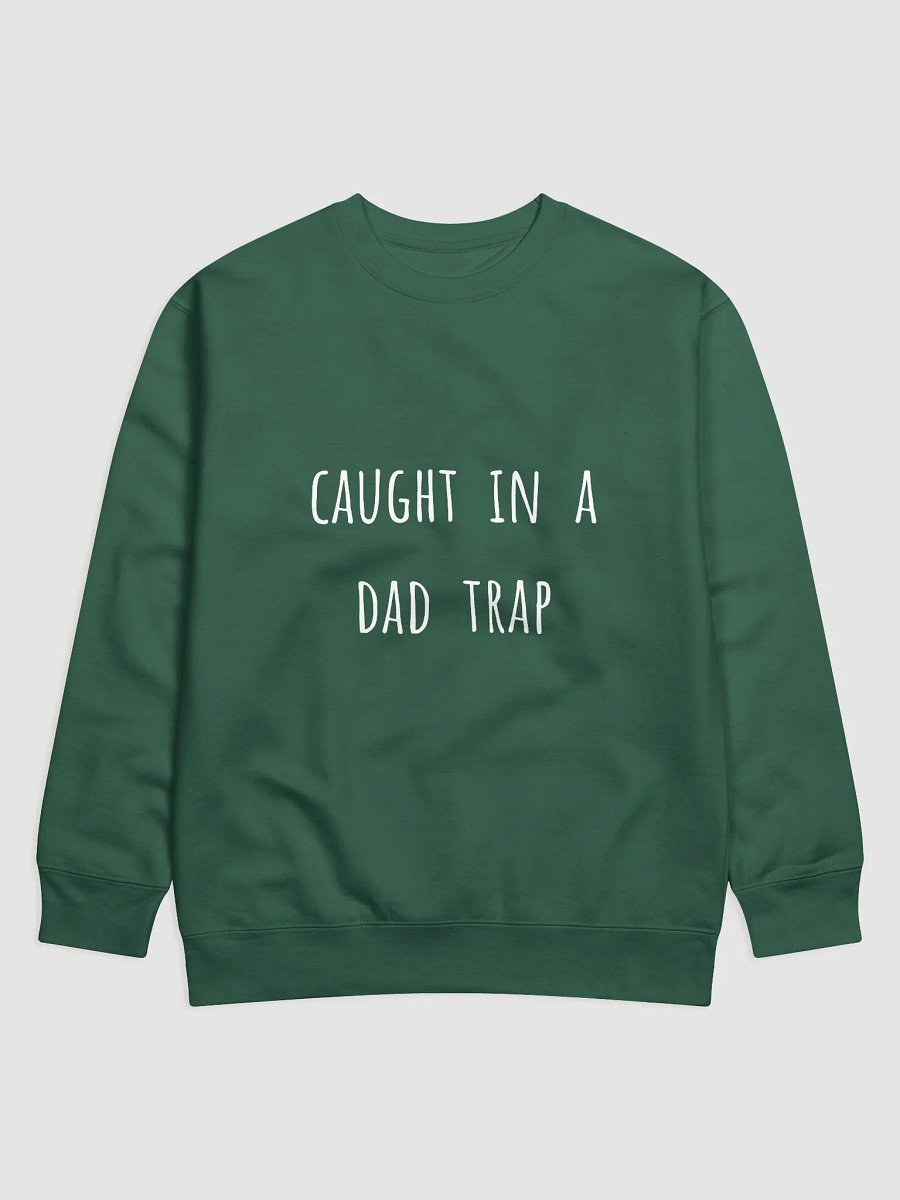 Caught in a Dad Trap - Witty Father's Day Sweatshirt for Playful Dads product image (17)