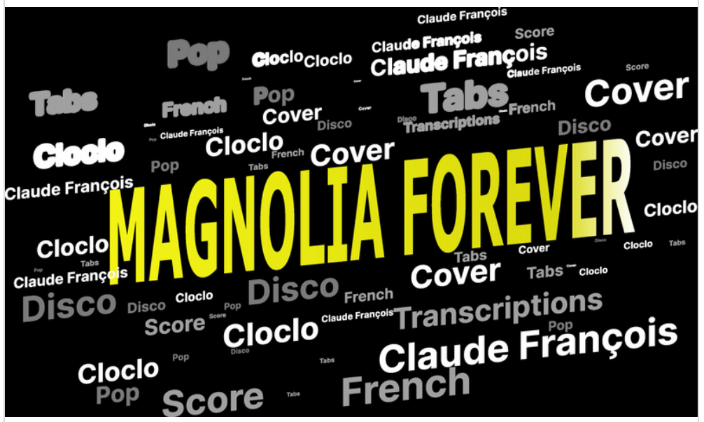 Magnolia Forever - Claude François - Transcription Basse product image (1)