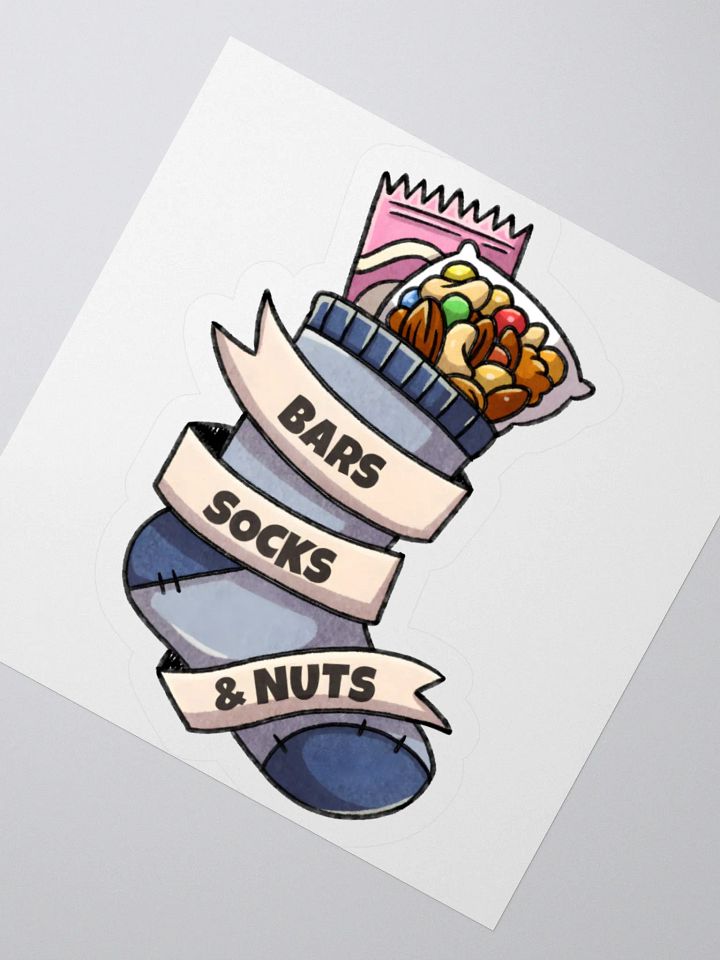 Bars, Socks & Nuts Sticker product image (3)
