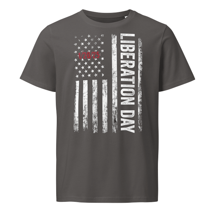 Man T-Shirt Liberation Day Stanley/Stella Unisex Organic Shirt product image (1)