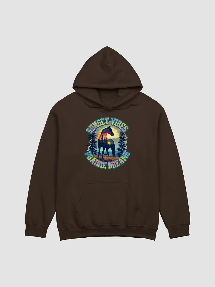 Sunset Vibes Prairie Dreams Horse Hoodie product image (3)