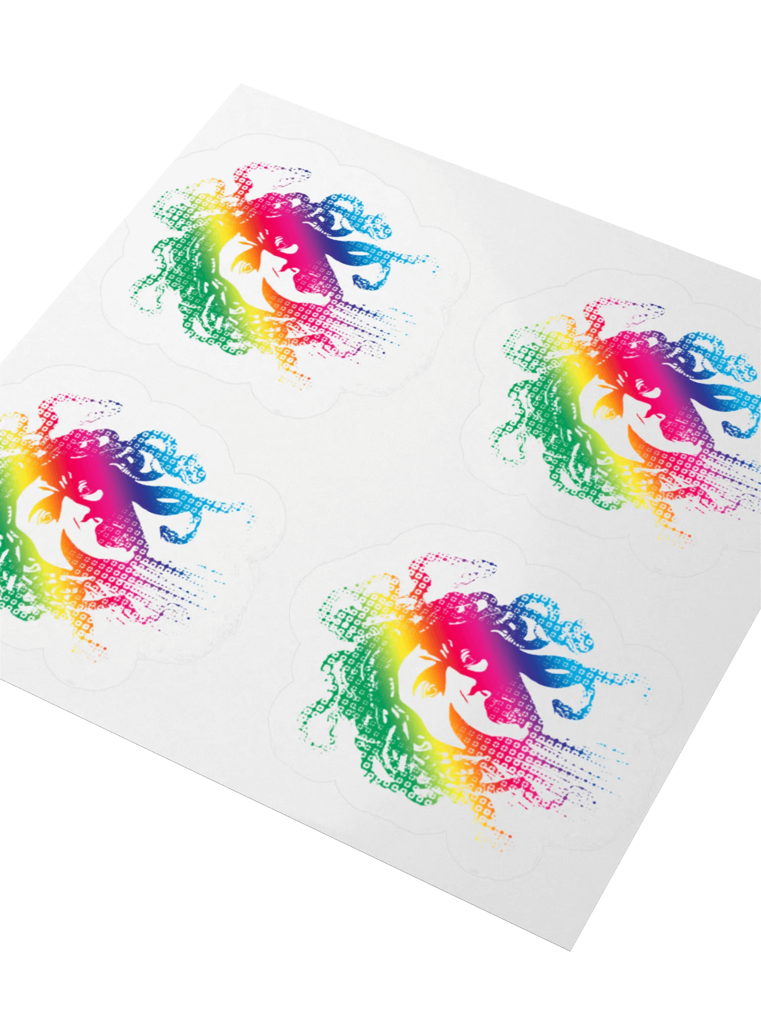 Sticker - Rainbow Medusa (transparent background) product image (3)