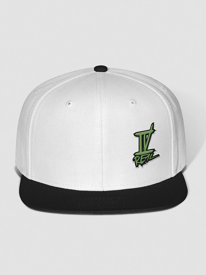 IVREAL White and Black Snap Back Green Logo product image (1)