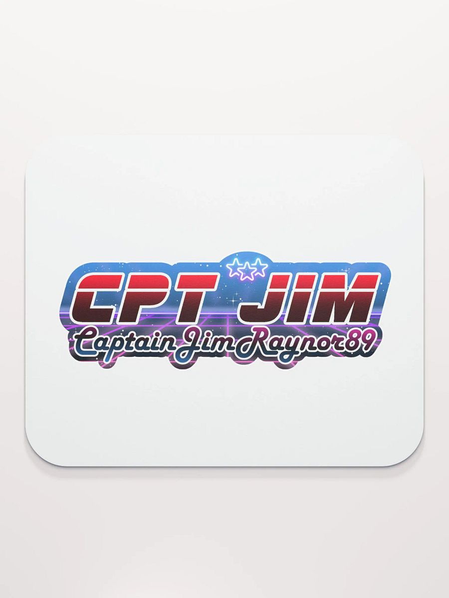 Retro Futuristic Captain Jim Mouse Pad product image (2)