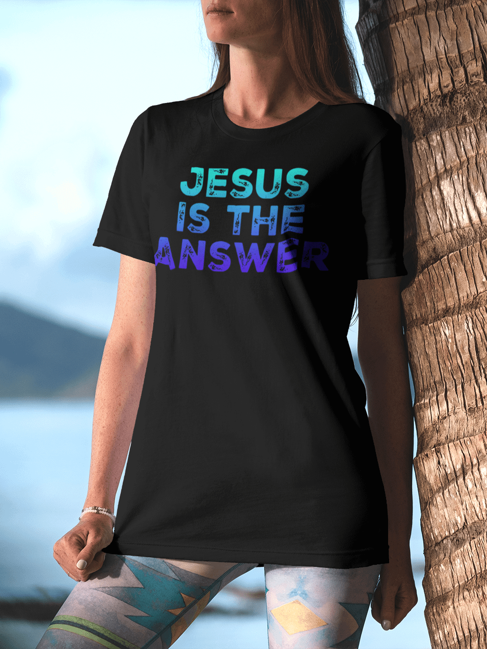 Christian Shirt Jesus Is The Answer product image (2)