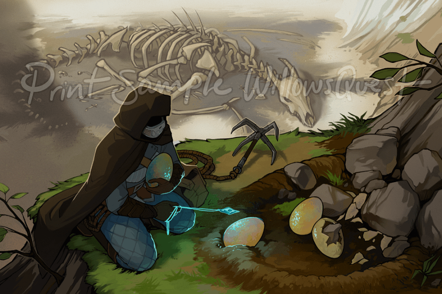 Dragon Dowswer Cover Art (12x18) product image (2)