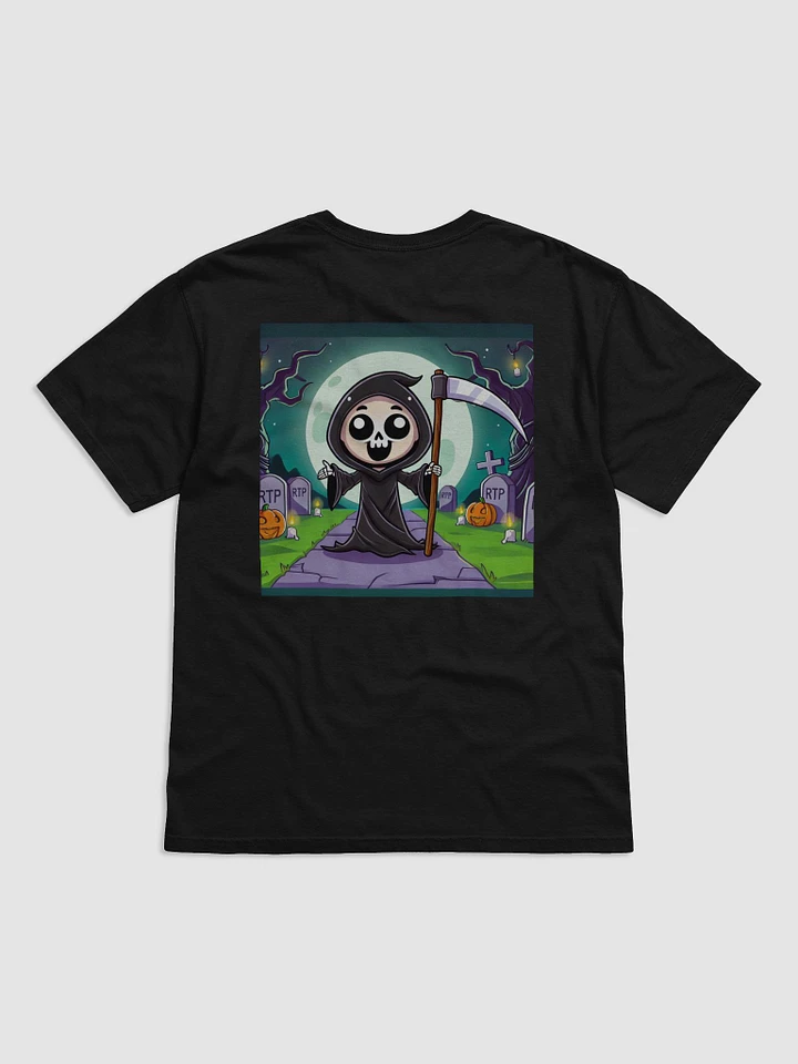 Chibi Grim Reaper T-Shirt – Cute Beyond the Grave product image (2)