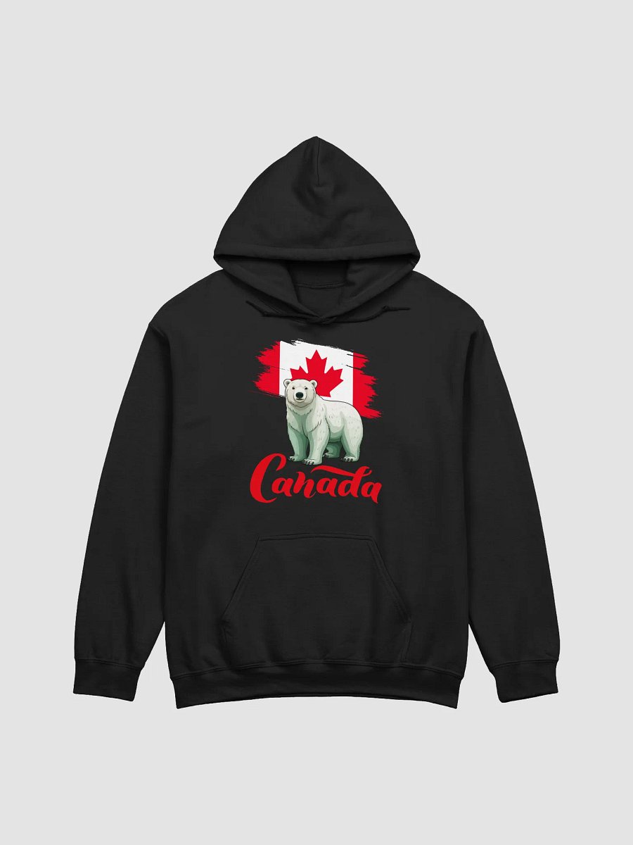 Canadian Flag Polar Bear Hoodie product image (1)