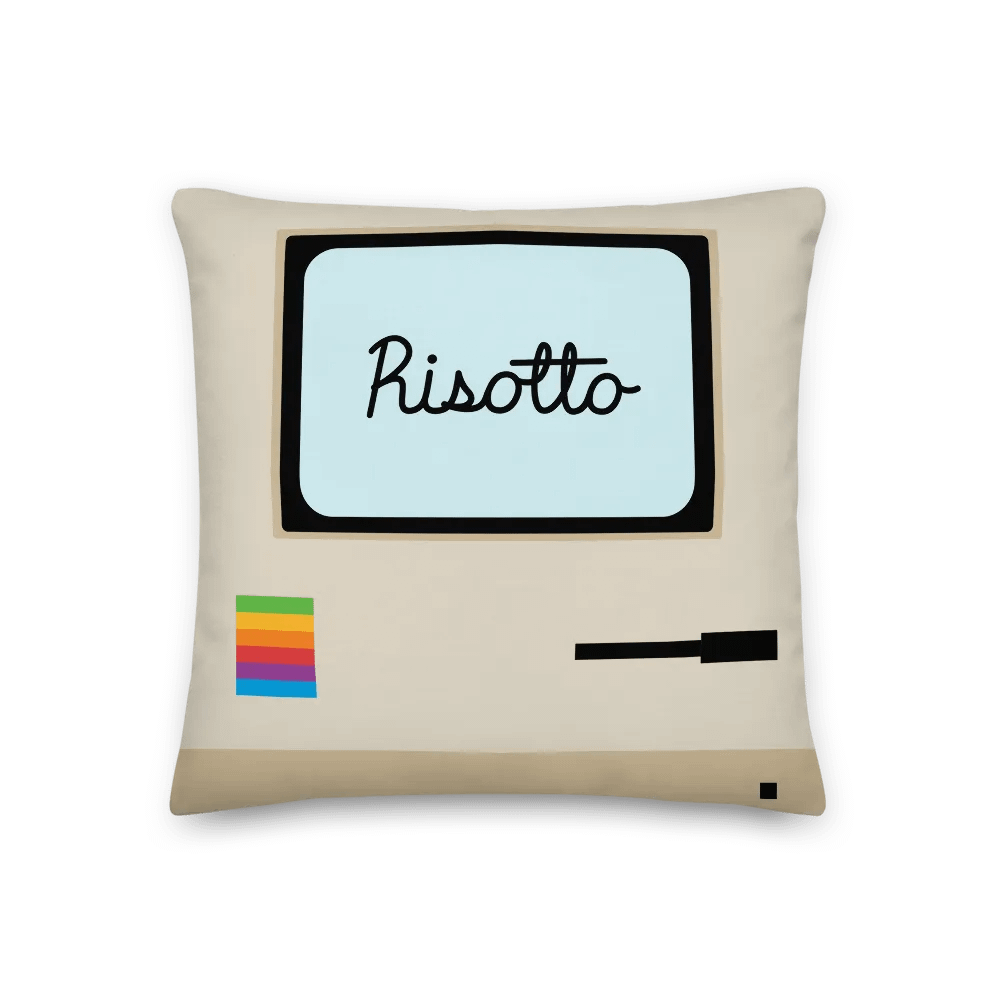 Risotto Retro Computer Pillow product image (1)