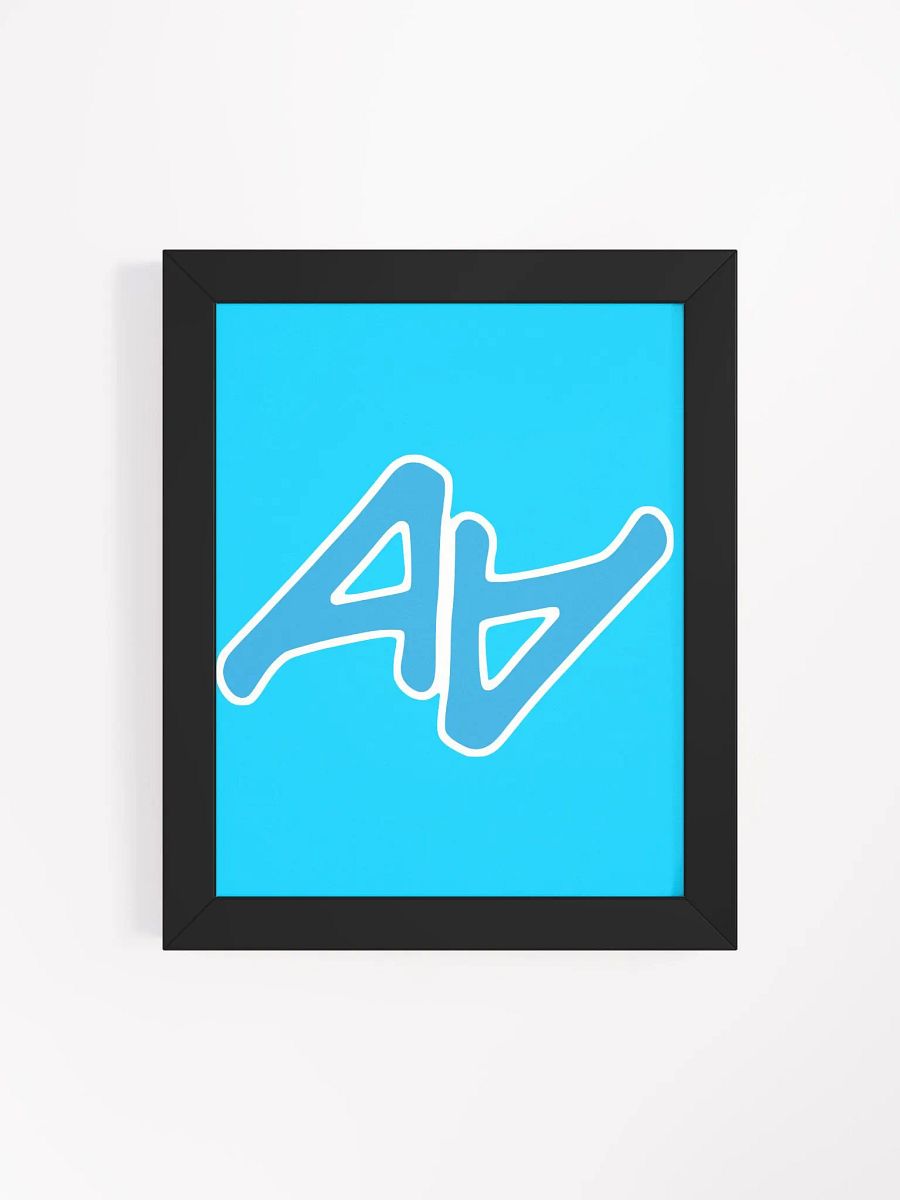 AV Blue Letter Art Print product image (102)