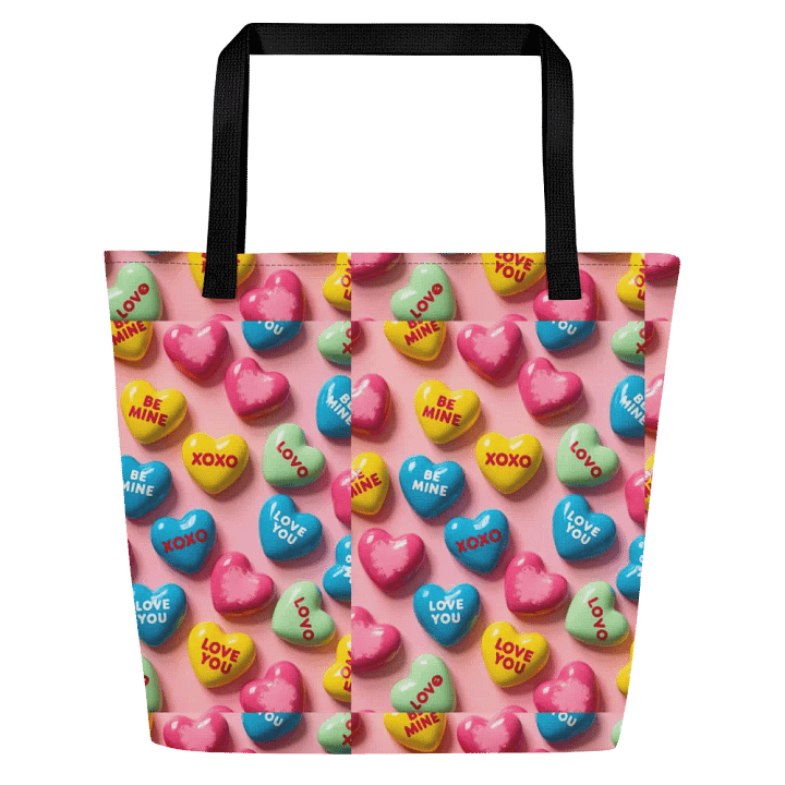 Sweetheart Messages All-Over Tote Bag product image (1)