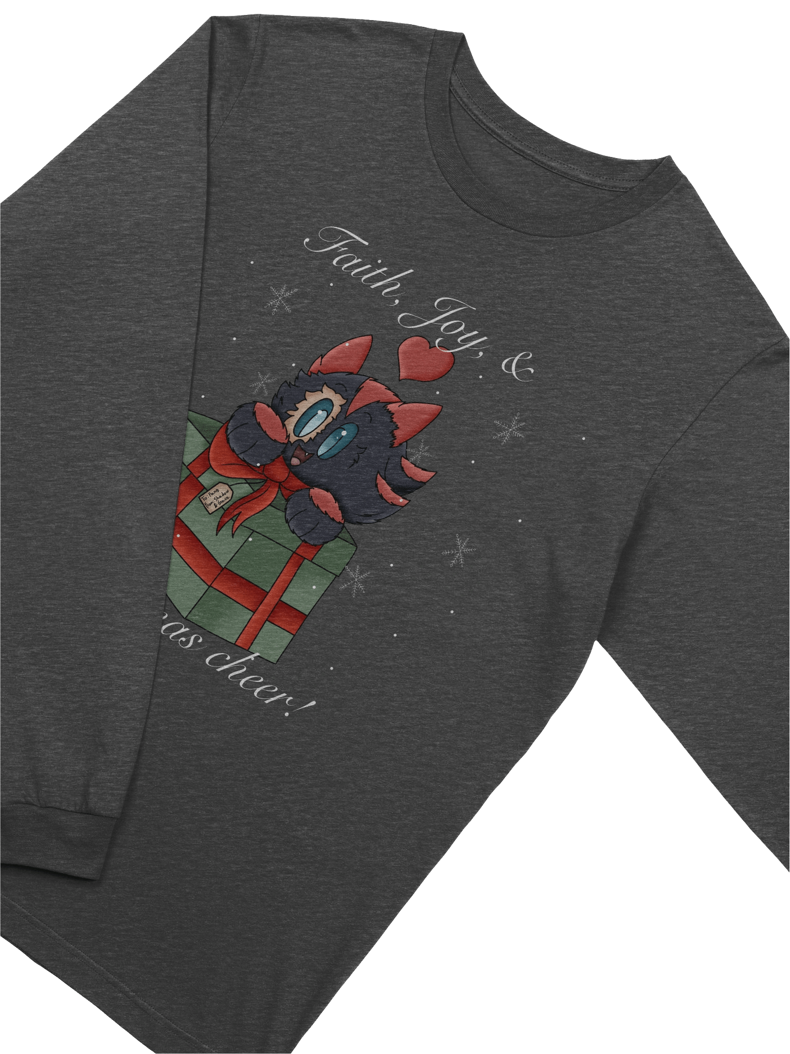 Faith, Joy, & Christmas Cheer Long Sleeve T-Shirt product image (21)