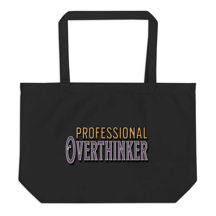 Professional Overthinker Golden Organic Tote product image (1)
