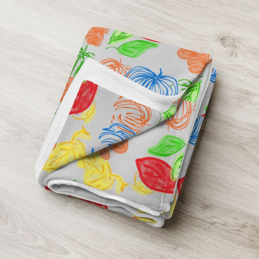 Plant Themed Throw Blanket product image (6)