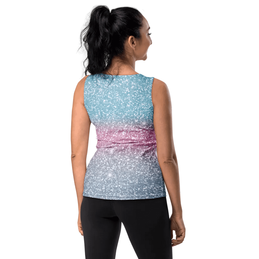 Glitter Unicorn Texture Design Tank Top (4) product image (9)