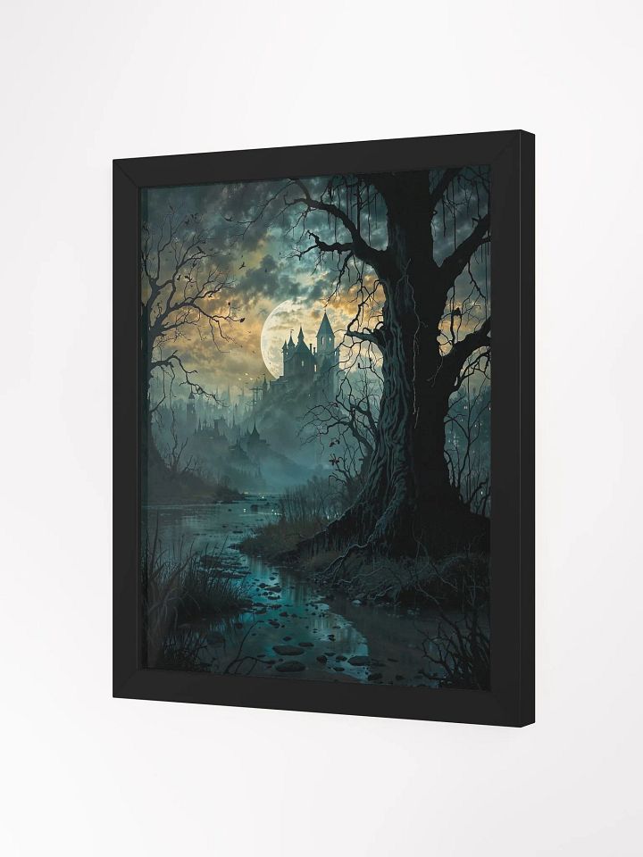 Moonlit Castle Framed Matte Print product image (8)