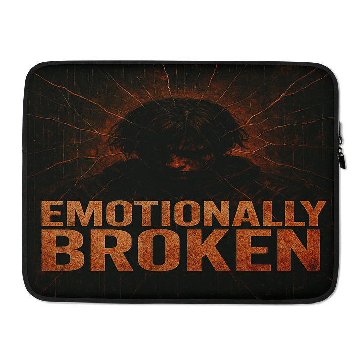 Emotionally Broken Laptop Sleeve product image (2)