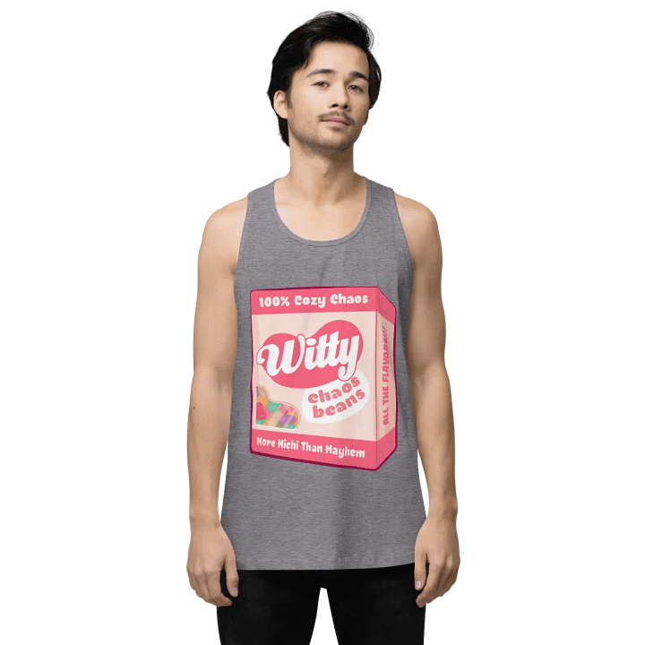 Witty Chaos Bean Tank Top product image (7)