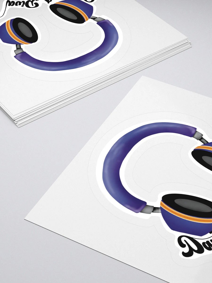 Dancing Diva Headphones Sticker product image (6)
