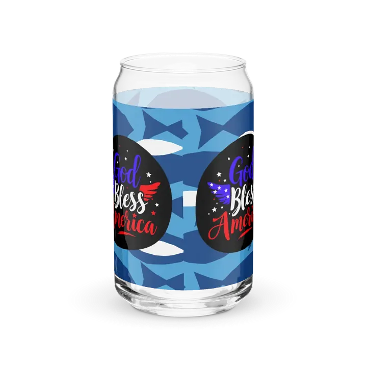 Can-Shaped Glass: God Bless America product image (6)