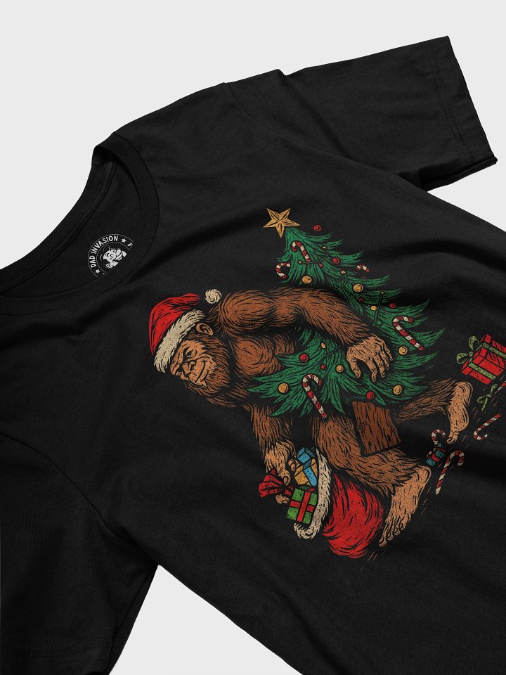 Funny Bigfoot Christmas T-Shirt product image (2)