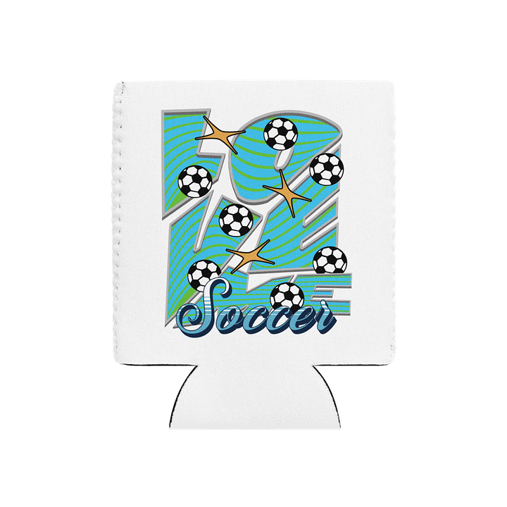 Love Me Soccer Can Cooler product image (1)