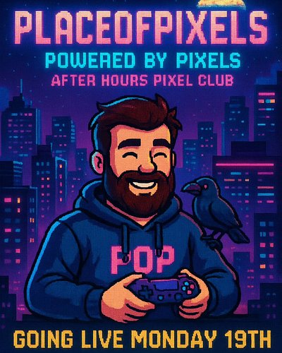 Hey everyone, first post to announce I'm Launching my Twitch channel PlaceOfPixels on Monday 19th!
Pixel art, late night laug...