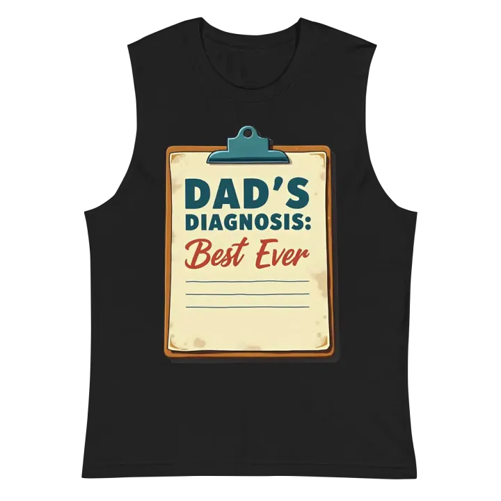 Best Ever Dad's Diagnosis Muscle Tank product image (3)