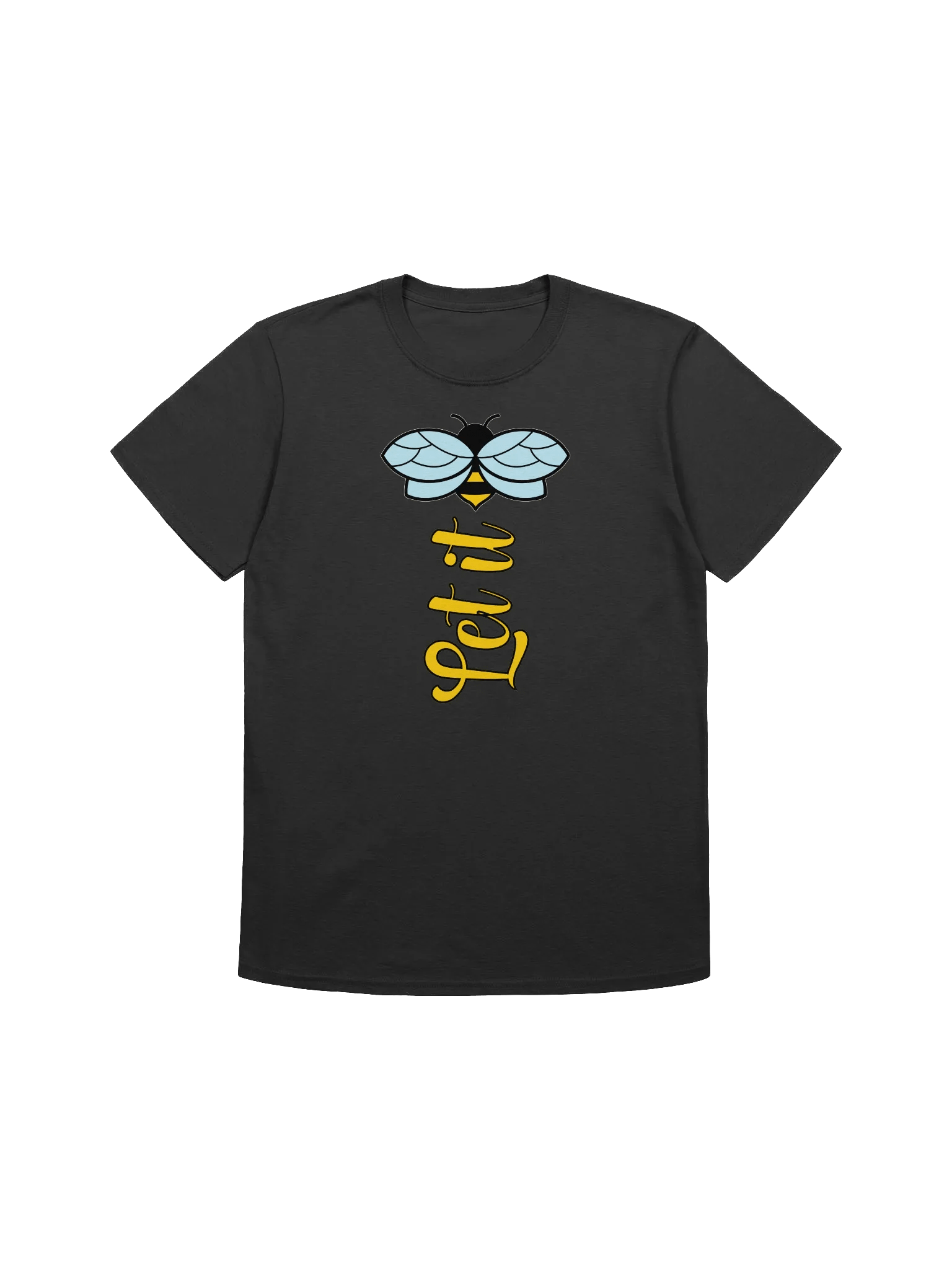 Let It Bee-Minimalist Bee and Text Design T-Shirt product image (4)