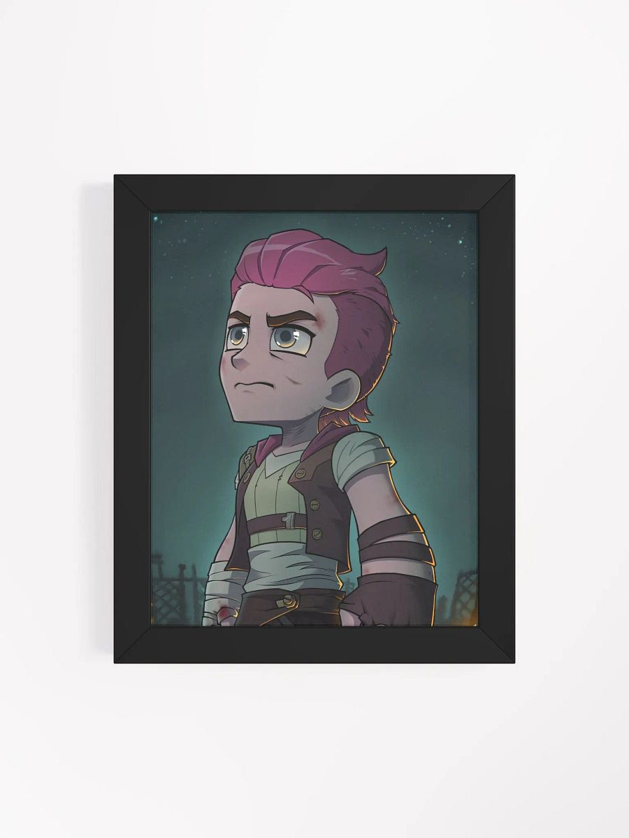Pink Hair Girl Framed Poster product image (70)