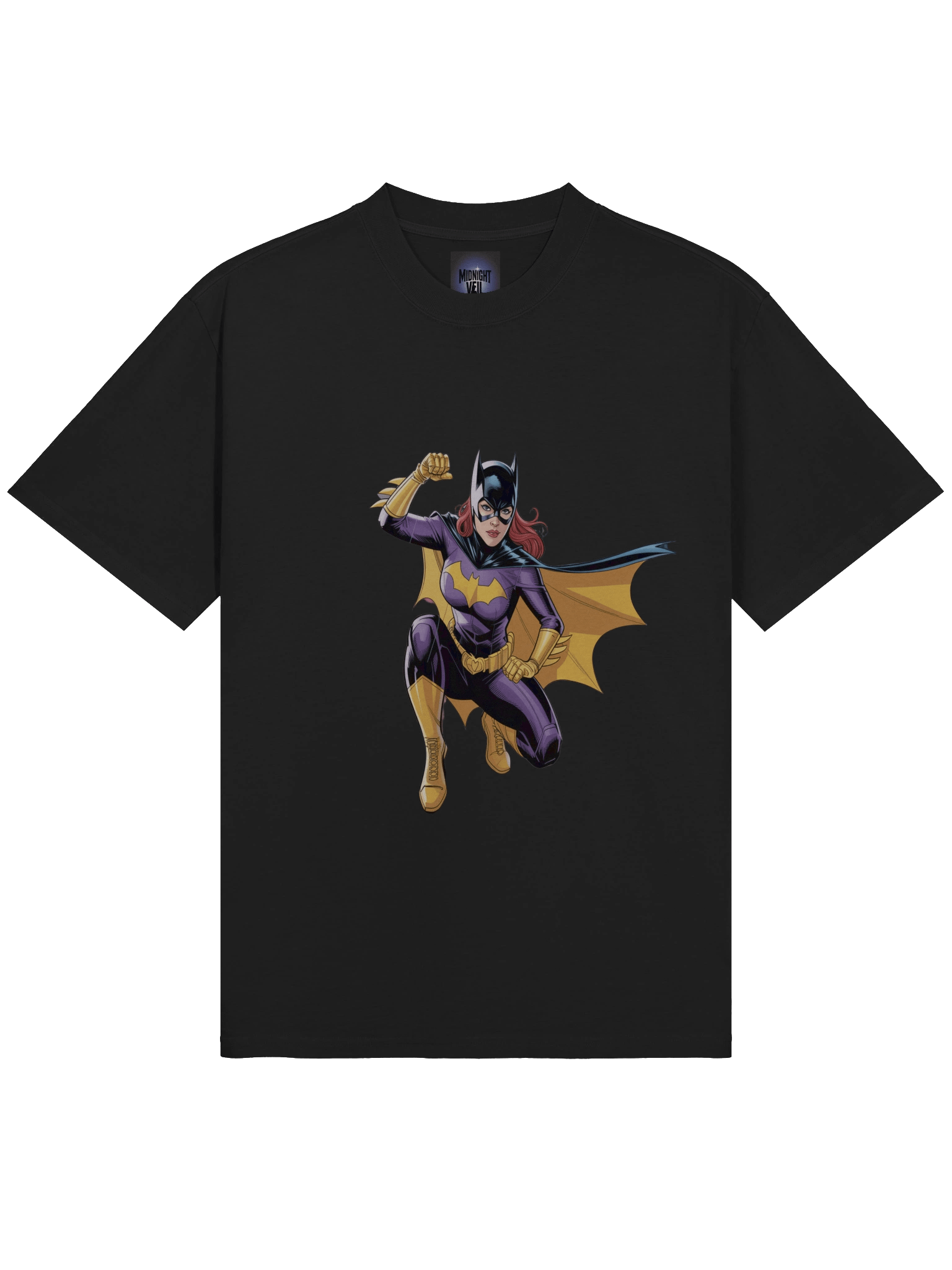 Batgirl Shadow Stance Oversized Faded T-Shirt product image (5)