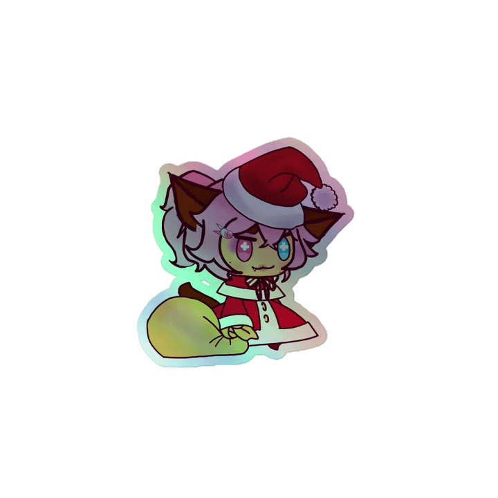 Padoru Chibeann (holographic sticker) product image (1)