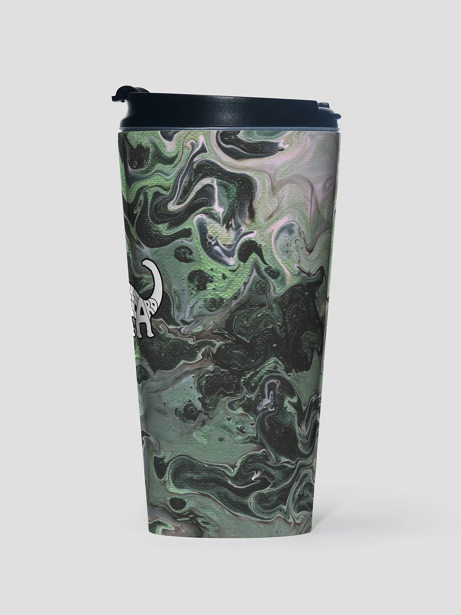 Metallic Green Fluid Acrylic Travel Mug product image (2)