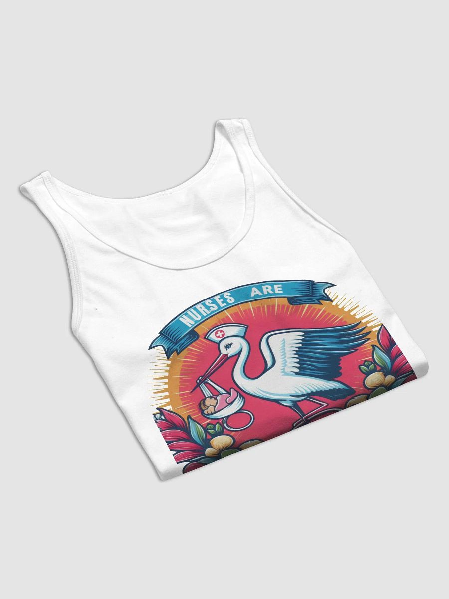 Born to Care Stork Nurse Jersey Tank product image (75)